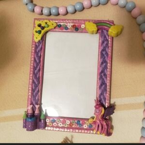 Custom embellished fairytale style picture frame